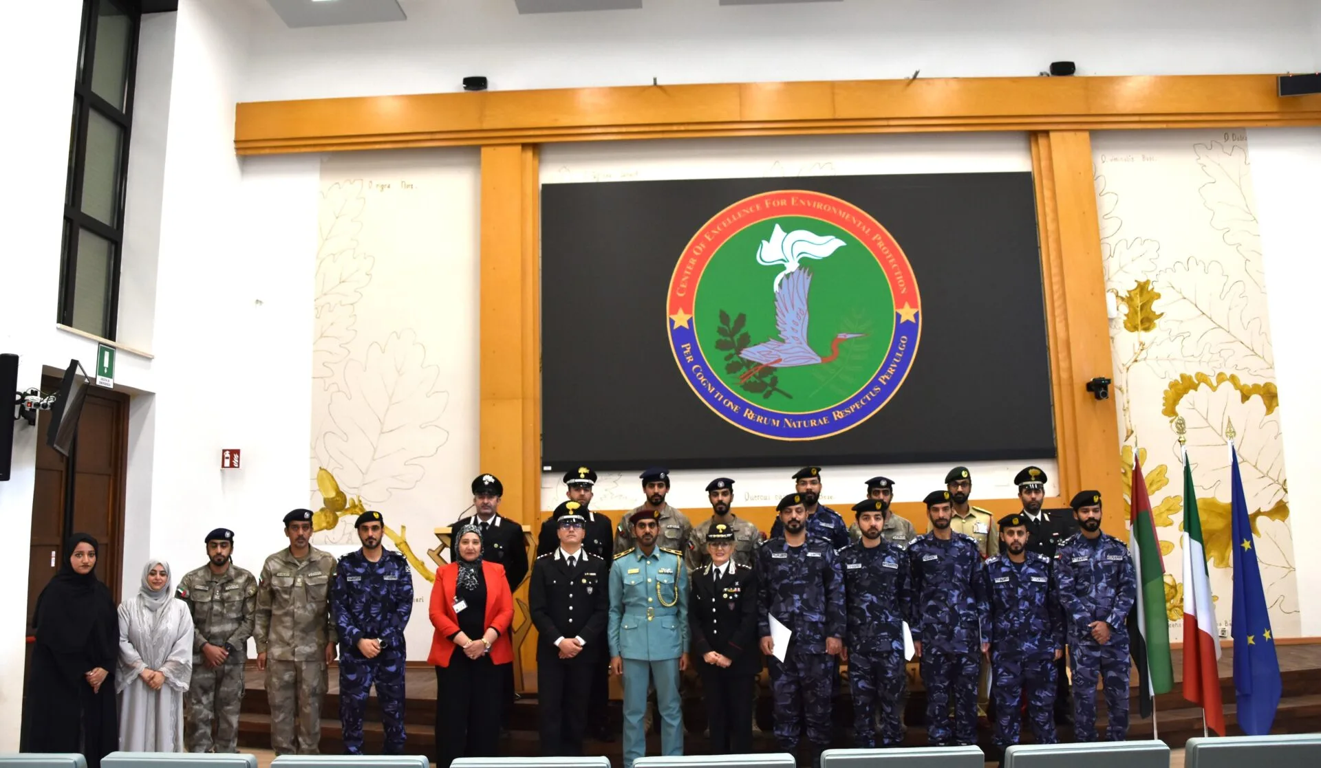 Cerimonia di chiusura del corso &ldquo;Transborder Environmental Crimes: A Challenge to Security&rdquo;